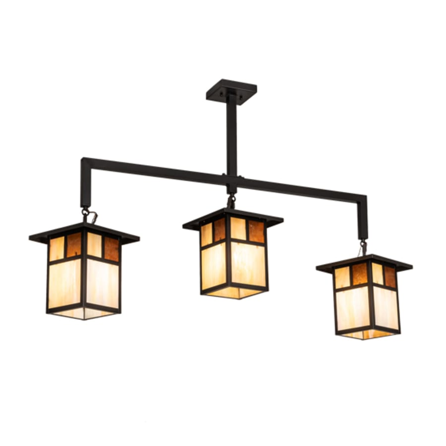 Three-Light 47" Wide Linear Pendant