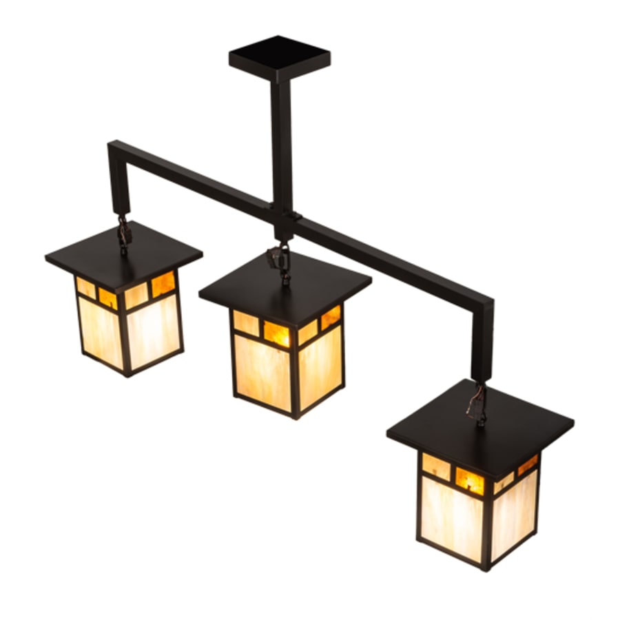Three-Light 47" Wide Linear Pendant