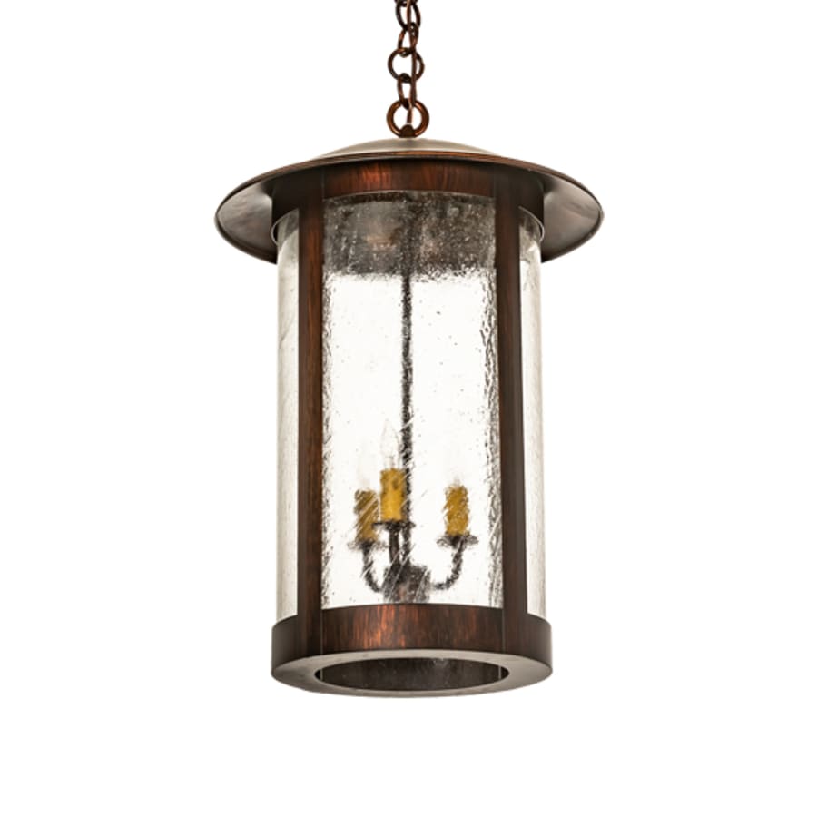 Three-Light 14" Wide Taper Candle Pendant