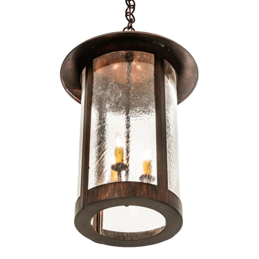 Three-Light 14" Wide Taper Candle Pendant