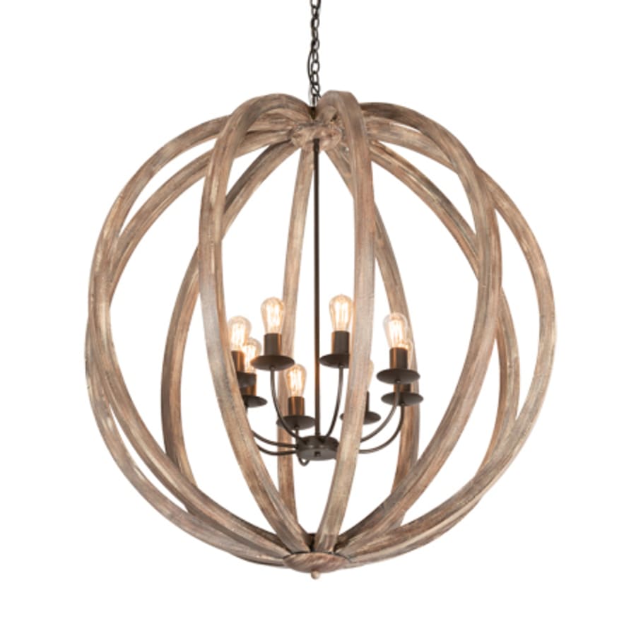 Eight-Light 46" Wide Pendant