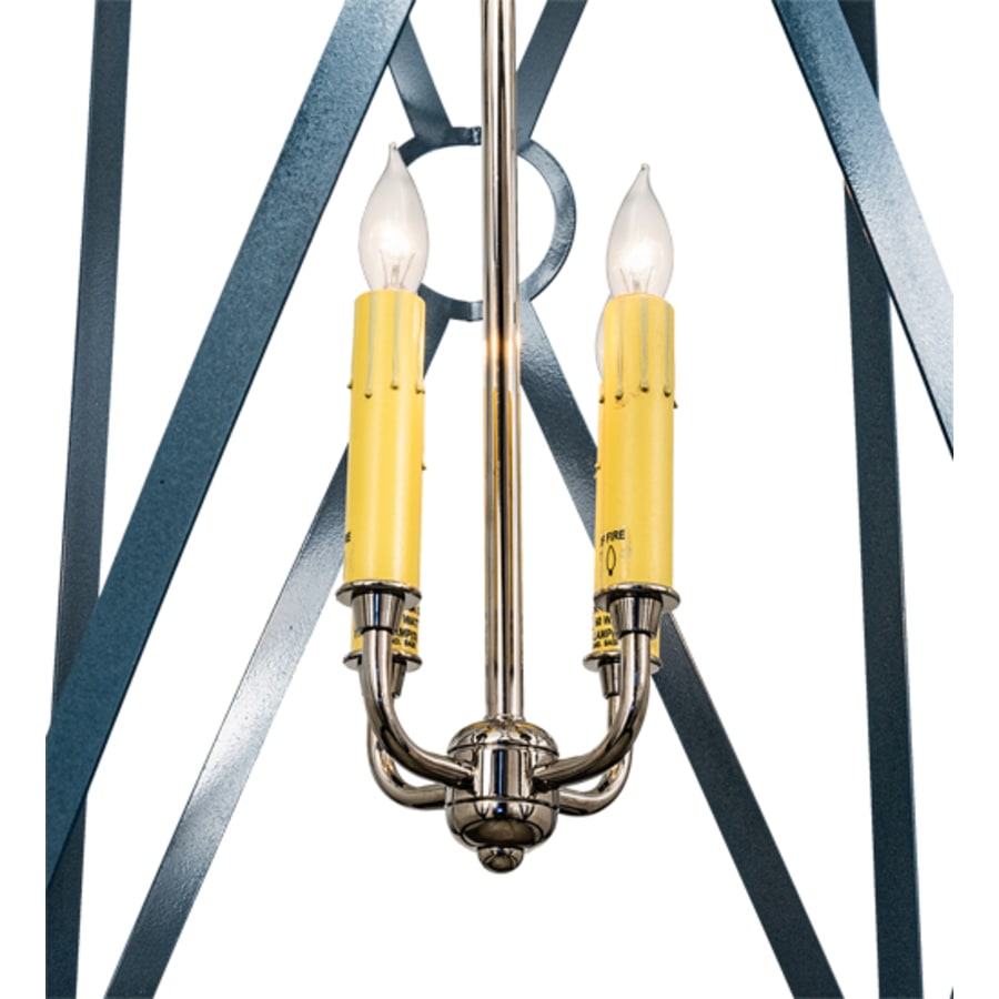 Eight-Light 18" Wide Taper Candle Pendant