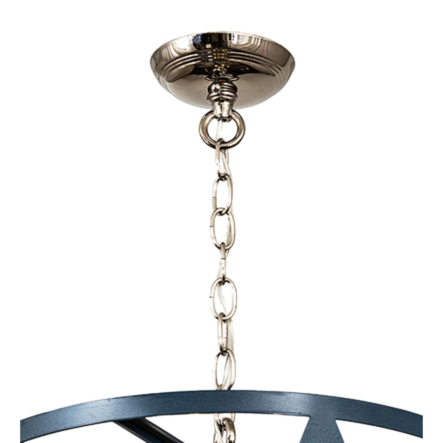 Eight-Light 18" Wide Taper Candle Pendant