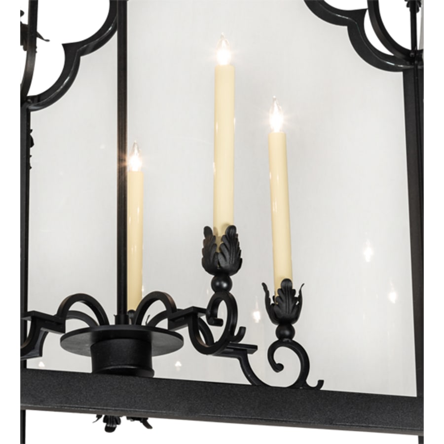 Five-Light 46" Wide Taper Candle Pendant