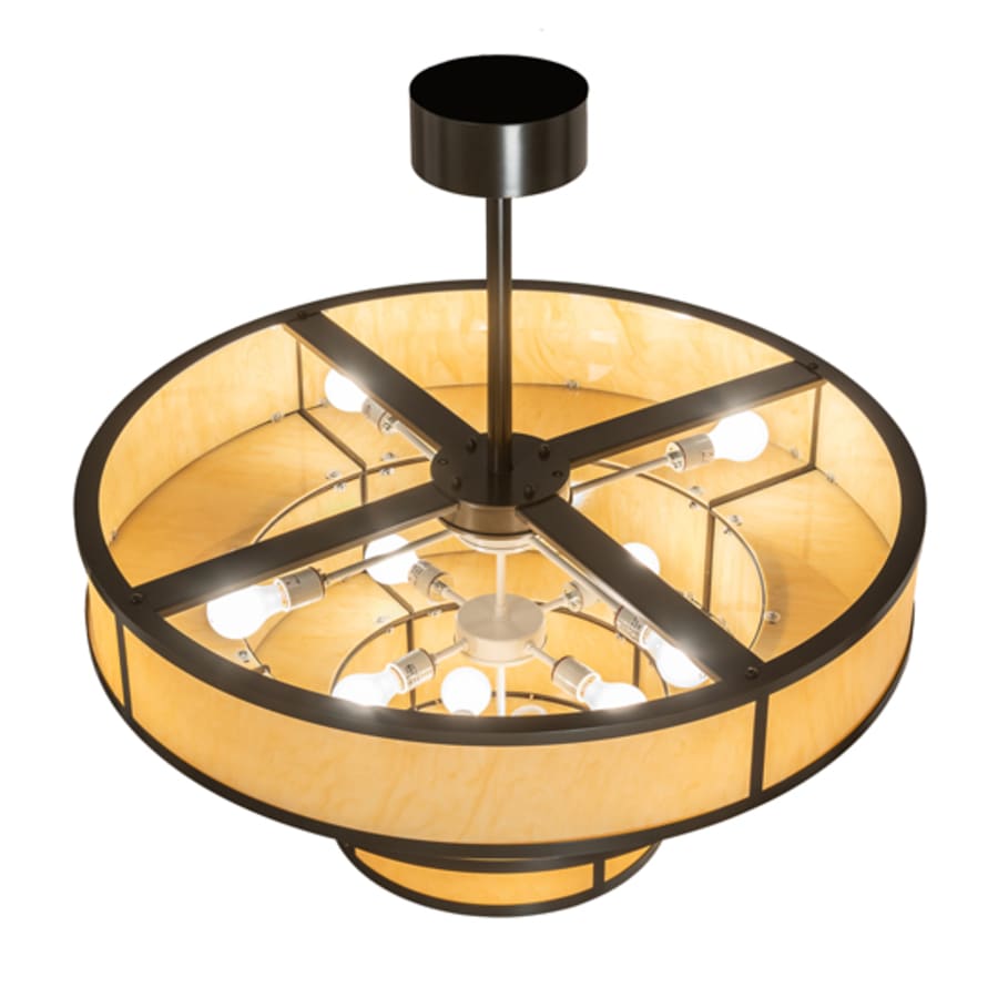 Ten-Light 36" Wide Pendant