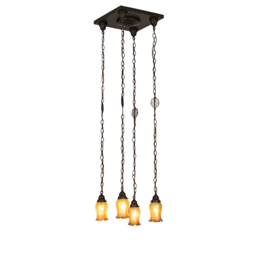 Four-Light 21" Wide Multi-Light Pendant