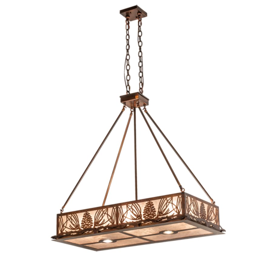 Six-Light 36" Wide Linear Pendant