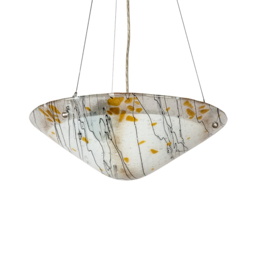 Three-Light 18" Wide Pendant