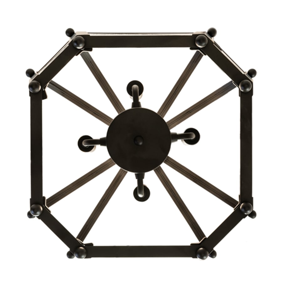Four-Light 22" Wide Taper Candle Pendant