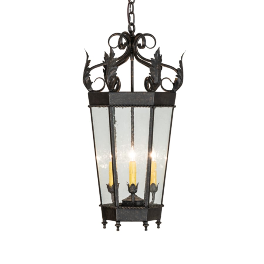 Four-Light 14" Wide Taper Candle Pendant