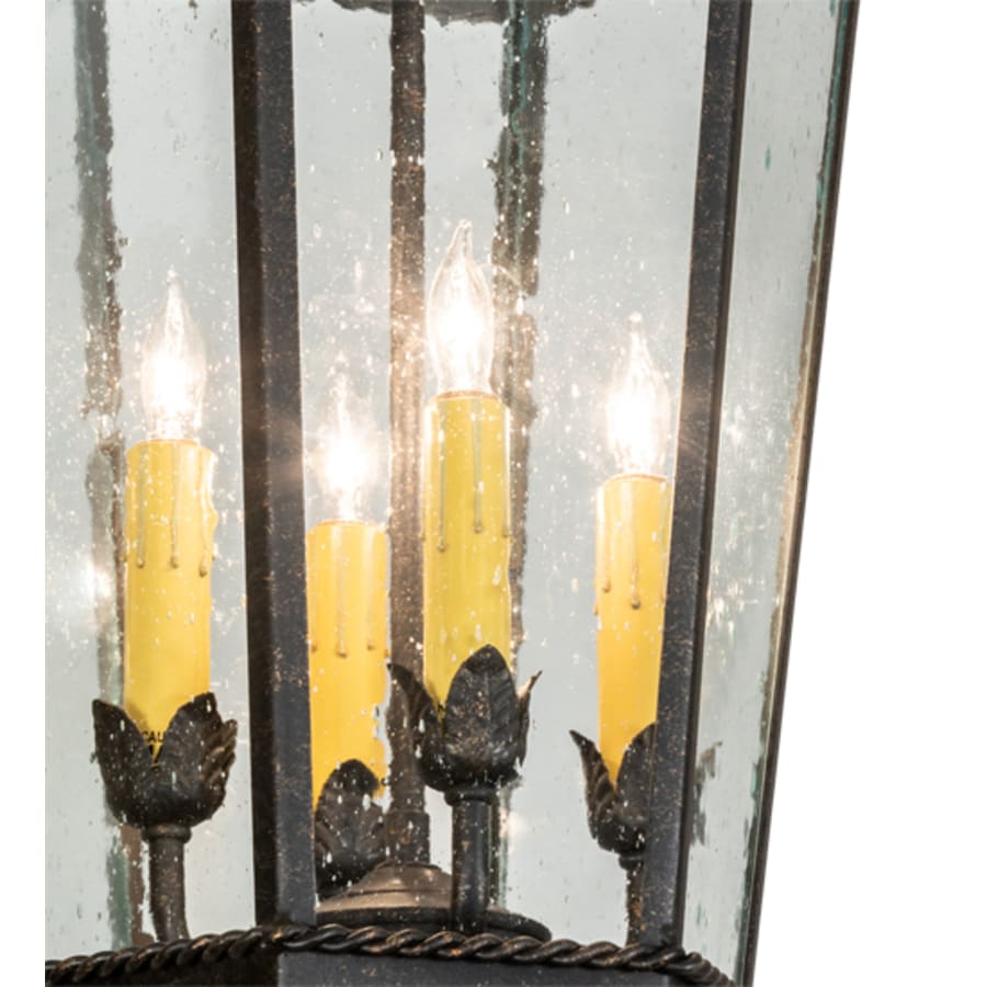 Four-Light 14" Wide Taper Candle Pendant