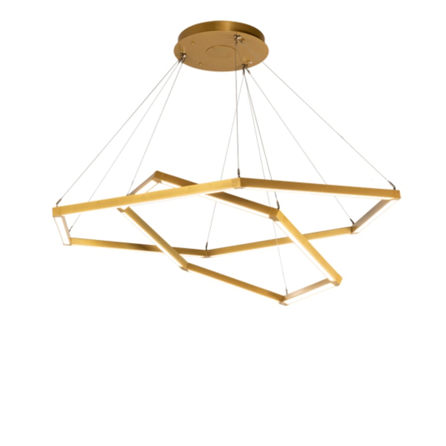 Two-Light 70" Wide Suspension Multi-Light Pendant