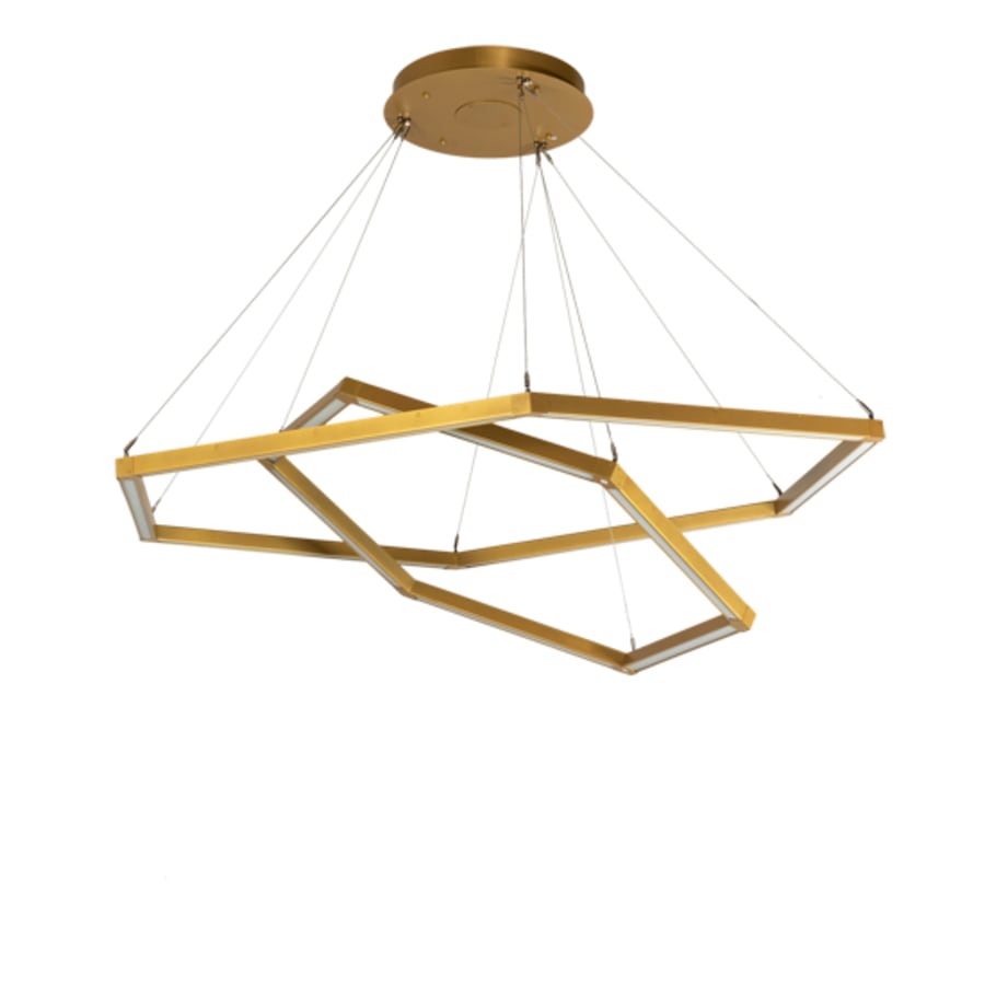 Two-Light 70" Wide Suspension Multi-Light Pendant