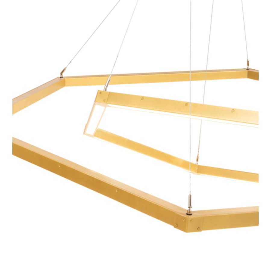 Two-Light 70" Wide Suspension Multi-Light Pendant