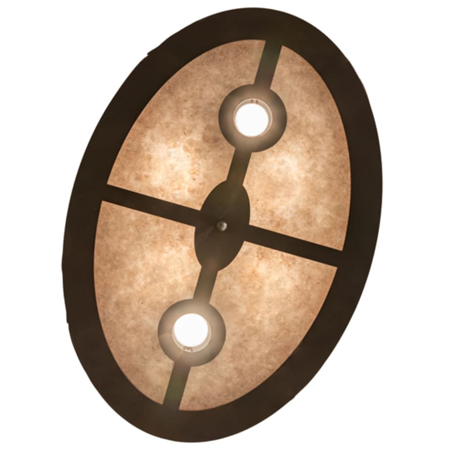 Four-Light 18" Wide Abstract Pendant