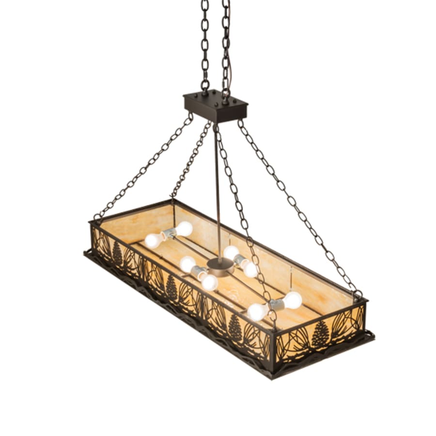 Eight-Light 48" Wide Linear Pendant