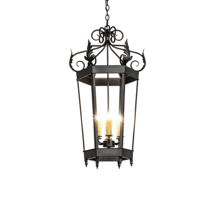 Six-Light 20" Wide Taper Candle Pendant