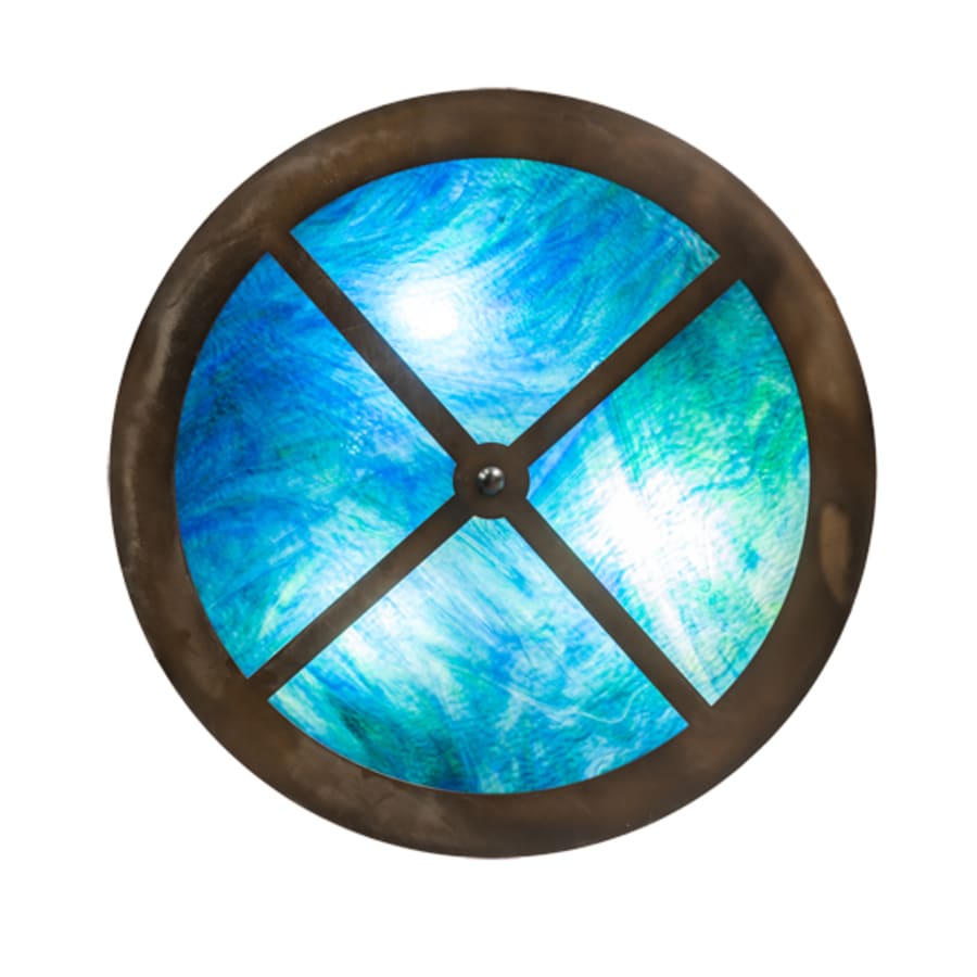 Three-Light 26" Wide Abstract Pendant