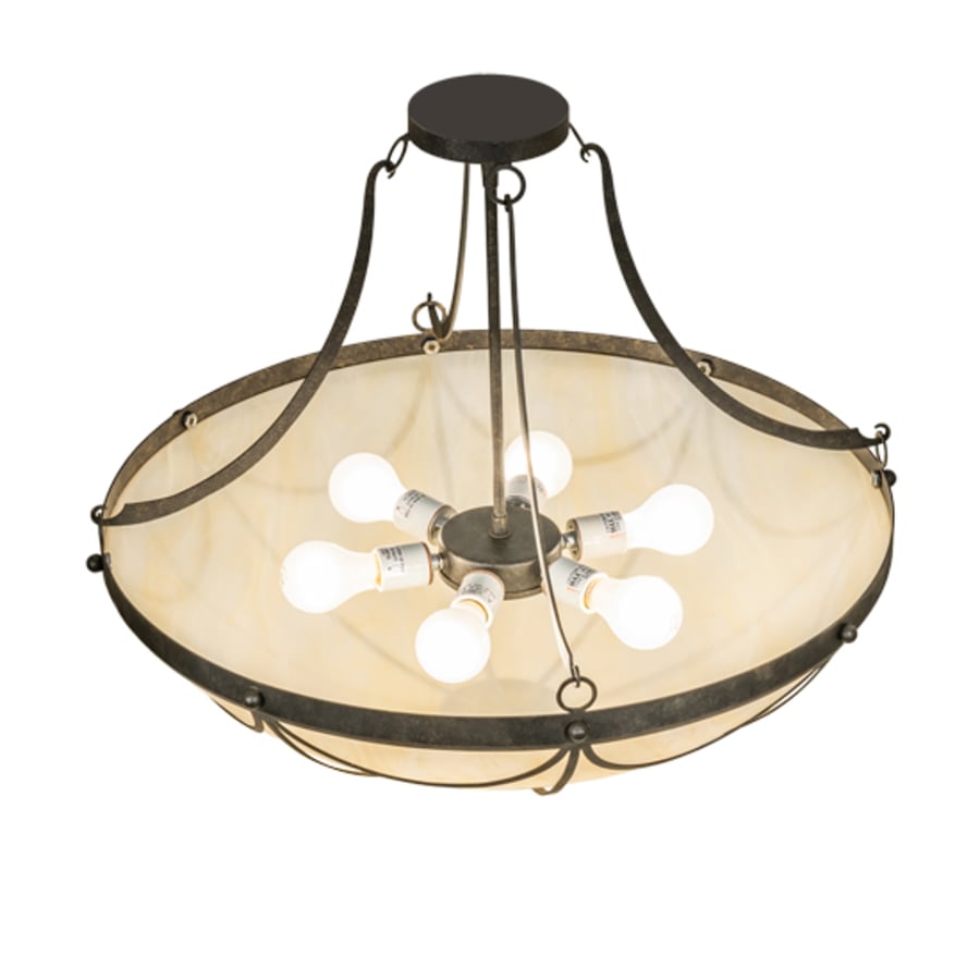 Six-Light 27" Wide Pendant