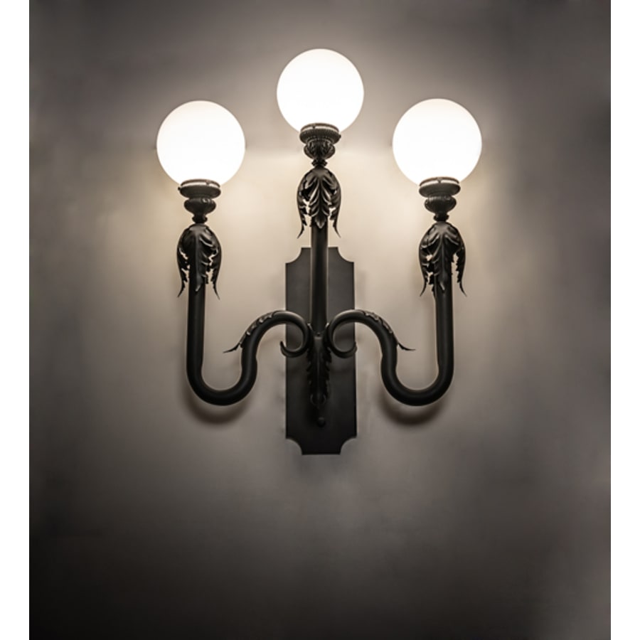 Strasbourg 3-Light 36" Tall Wall Sconce