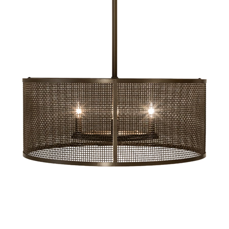 Four-Light 24" Wide Cage Pendant