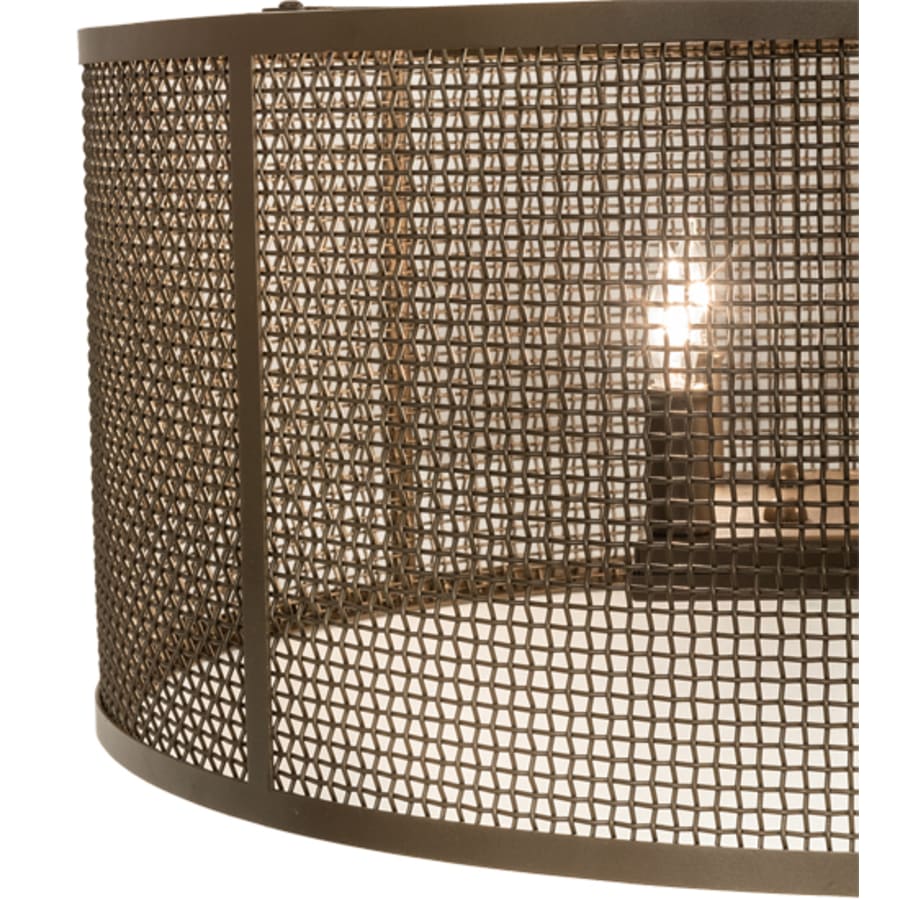 Four-Light 24" Wide Cage Pendant