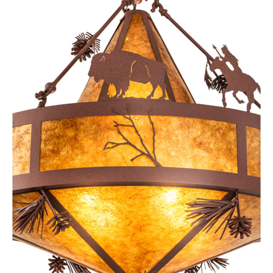 Five-Light 36" Wide Pendant