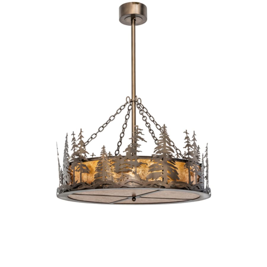 Four-Light 36" Wide Pendant