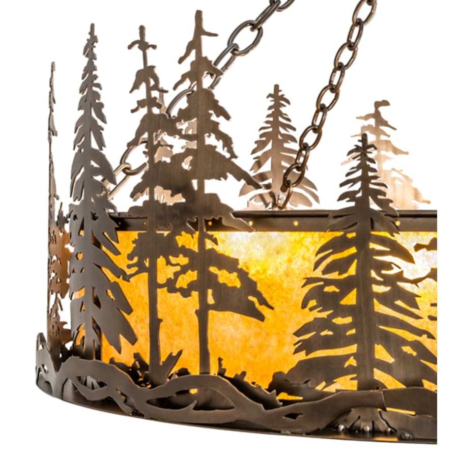 Four-Light 36" Wide Pendant