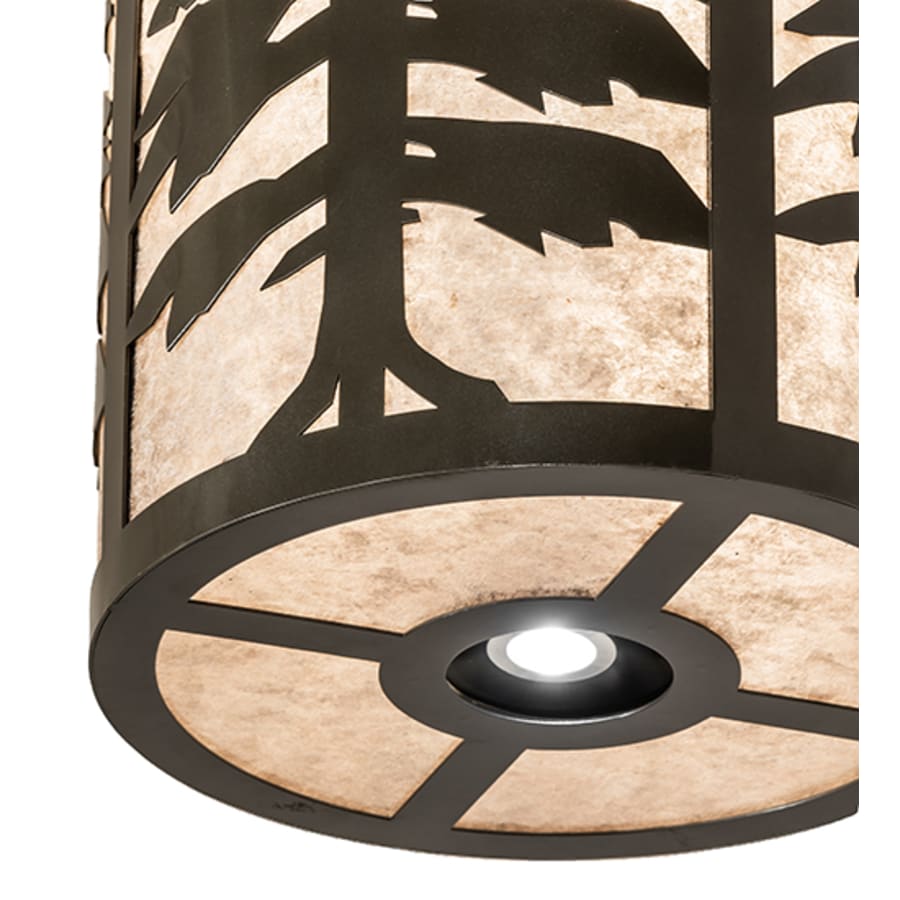 Four-Light 14" Wide Pendant