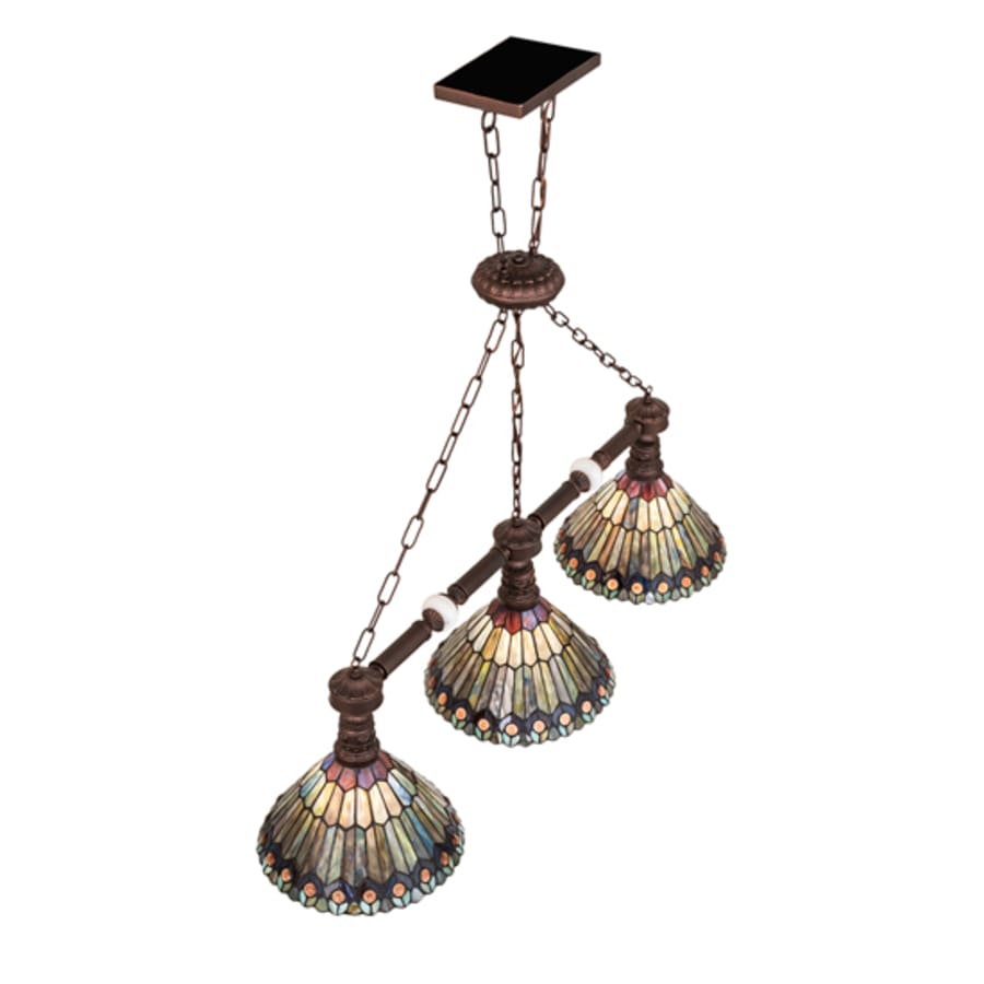 Three-Light 45" Wide Linear Pendant