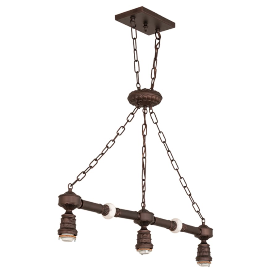 Three-Light 45" Wide Linear Pendant