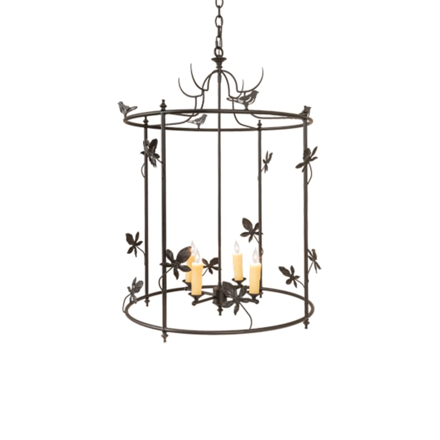 Four-Light 25" Wide Taper Candle Pendant