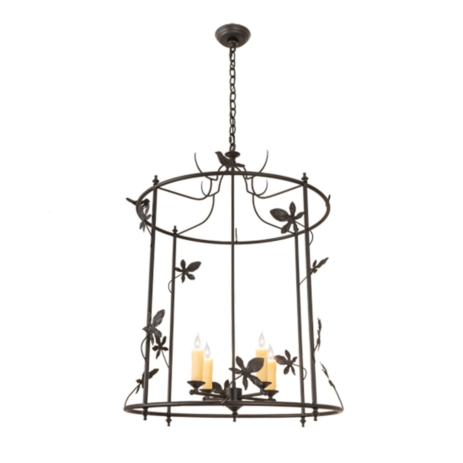 Four-Light 25" Wide Taper Candle Pendant