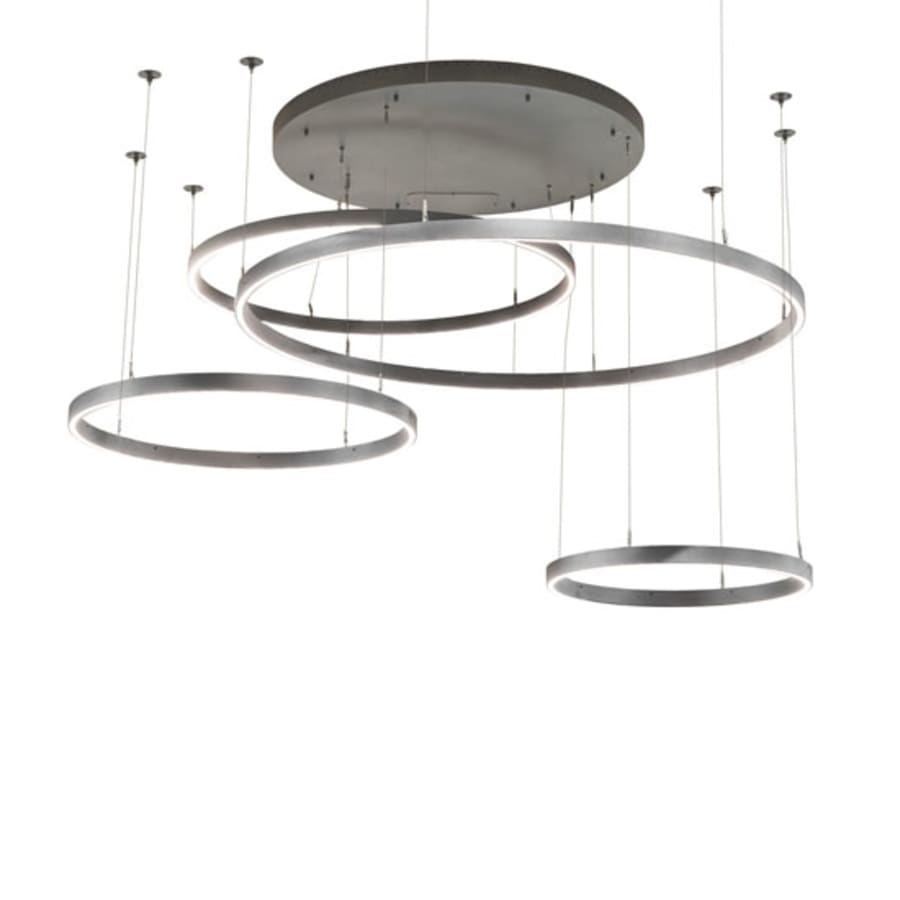 Four-Light 96" Wide Suspension Multi-Light Pendant