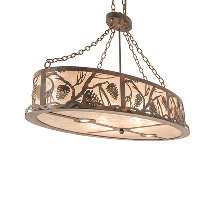 Six-Light 48" Wide Linear Pendant