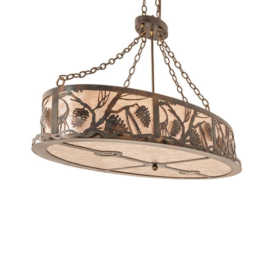 Six-Light 48" Wide Linear Pendant