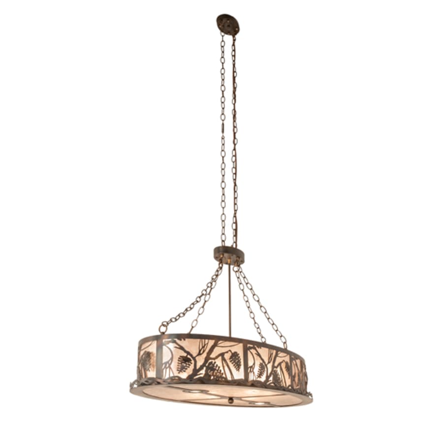 Six-Light 48" Wide Linear Pendant