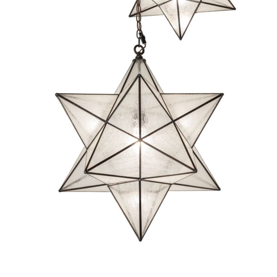 Three-Light 36" Wide Multi-Light Pendant