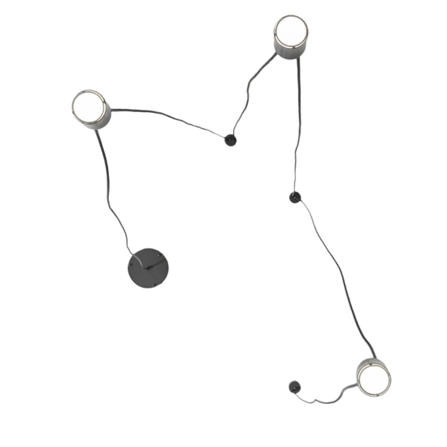 Three-Light 48" Wide Multi-Light Pendant