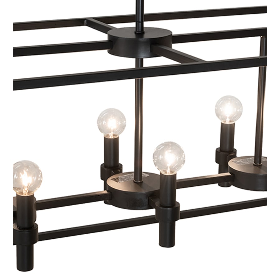 Eight-Light 32" Wide Linear Pendant