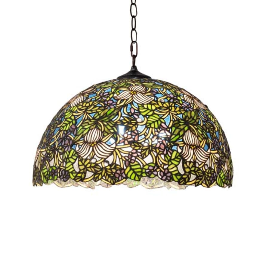 Trillium and Violet 3-Light 20" Wide Pendant