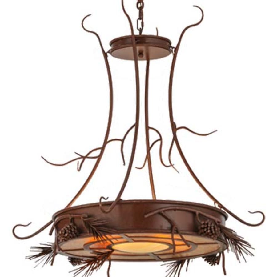 Woodland Pine 4-Light 36" Wide Pendant