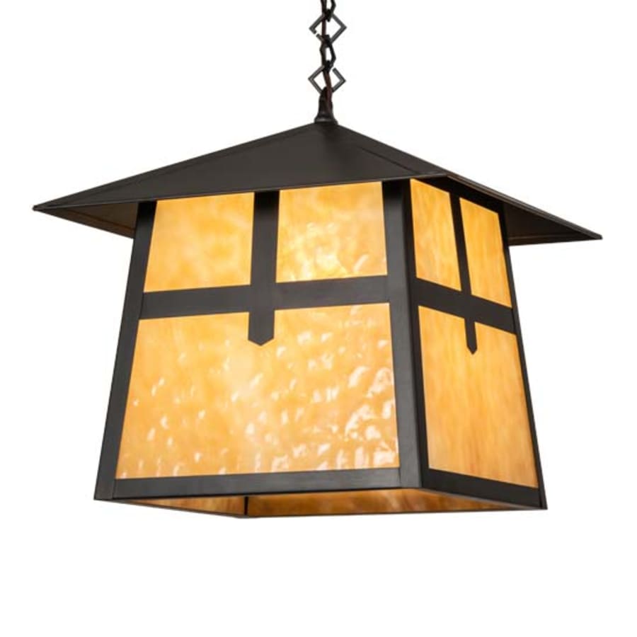 Square Stillwater 23" Wide Pendant