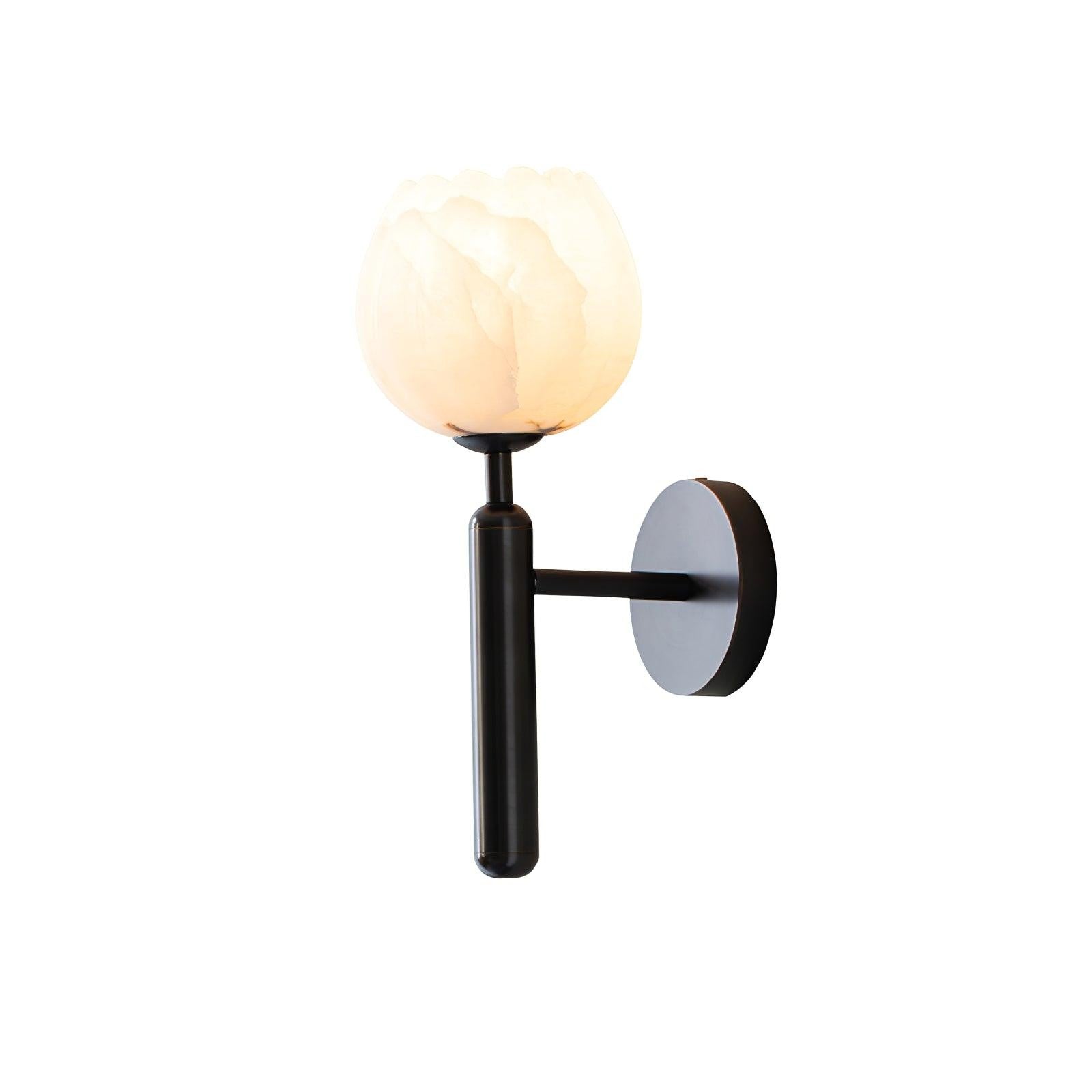 Mian Alabaster Blossom Wall Light