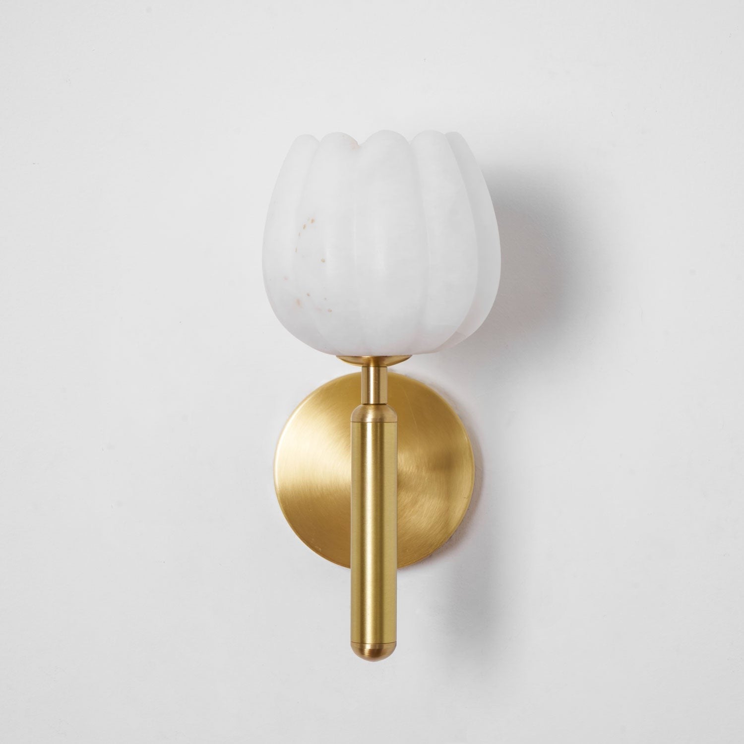 Mian Alabaster Blossom Wall Light
