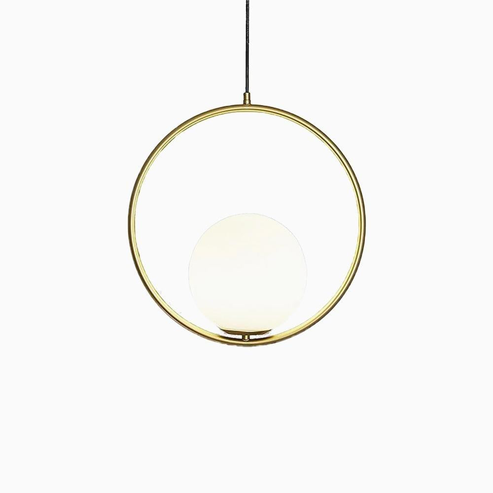 Mila Brass Globe Pendant