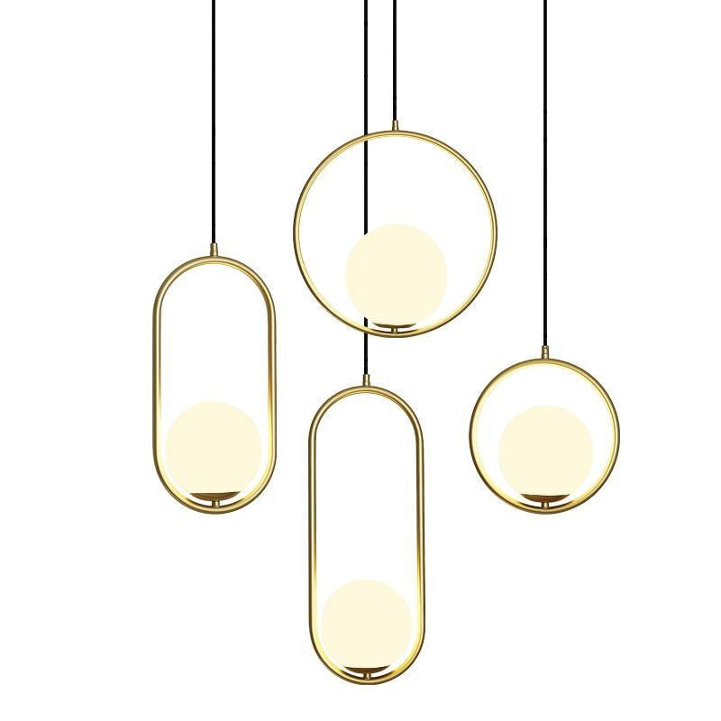 Mila Brass Globe Pendant