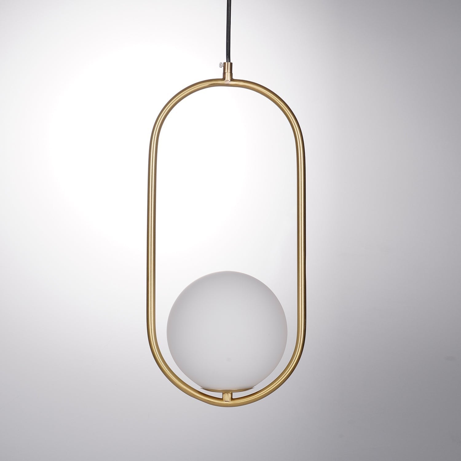 Mila Brass Globe Pendant