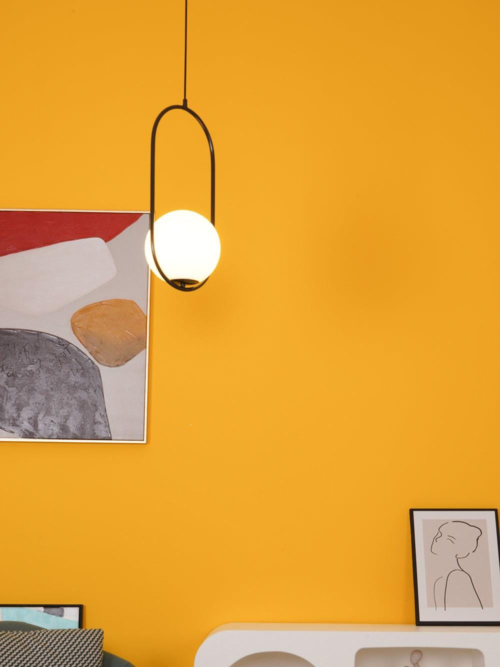 Mila Brass Globe Pendant